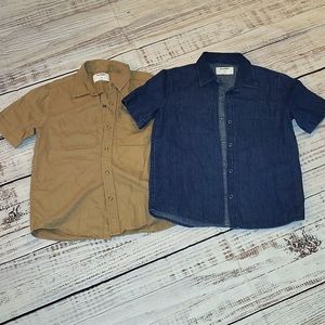 2 old navy snap shirt bundle